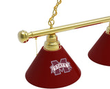 Mississippi State Billiard Light | MSU Bulldogs 3 Shade Pool Table Light