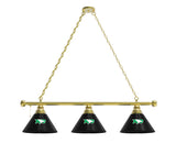North Dakota Billiard Light | UND 3 Shade Pool Table Light