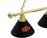 Oklahoma State Billiard Lamp | OSU Cowboys 3 Shade Pool Table Light
