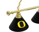 University of Oregon Ducks Billiard Lamp | Oregon Ducks 3 Shade Pool Table Light