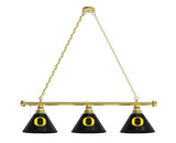 University of Oregon Ducks Billiard Lamp | Oregon Ducks 3 Shade Pool Table Light
