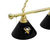 Pittsburgh Penguins Billiard Lamp | Hockey 3 Shade Pool Table Light