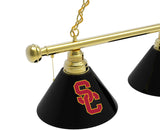 Southern California Billiard Lamp | USC 3 Shade Pool Table Light
