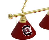 South Carolina Billiard Lamp | USC Gamecocks 3 Shade Pool Table Light