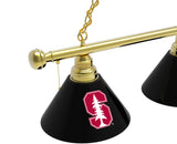 Stanford Billiard Lamp | SU Cardinals 3 Shade Pool Table Light