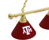 Texas A&M Billiard Lamp | Texas A&M Aggies 3 Shade Pool Table Light