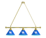 Kentucky Wildcats UK 3 Shade Billiard Table Light