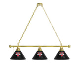 Valdosta State Billiard Lamp | VSU Blazers 3 Shade Pool Table Light