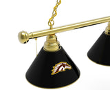 Western Michigan Billiard Lamp | WMU Broncos 3 Shade Pool Table Light