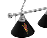 Arizona State Sun Devils Pitchfork 3 Shade Billiard Table Light