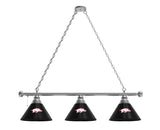 Arkansas Razorbacks 3 Shade Billiard Table Light