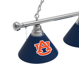 Auburn Tigers 3 Shade Billiard Table Light