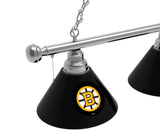 Boston Bruins 3 Shade Billiard Table Light
