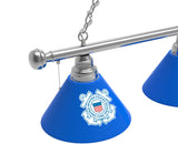 US Coast Guard Billiard Lamp | US Coast Guard 3 Shade Pool Table Light