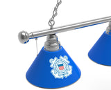 US Coast Guard Billiard Lamp | US Coast Guard 3 Shade Pool Table Light