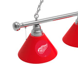 Detroit Red Wings 3 Shade Billiard Table Light