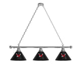 Eastern Washington Eagles 3 Shade Billiard Table Light