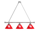 Houston Cougars 3 Shade Billiard Table Light