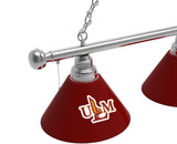 Louisiana at Monroe Warhawks 3 Shade Billiard Table Light