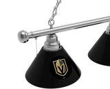 Vegas Golden Knights Billiard Lamp | Hockey 3 Shade Pool Table Light