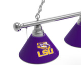 Louisiana State Tigers 3 Shade Billiard Table Light