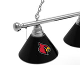 Louisville Cardinals 3 Shade Billiard Table Light