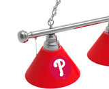 Philadelphia Phillies 3 Shade MLB Baseball Billiard Table Light