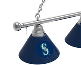 Seattle Mariners 3 Shade MLB Baseball Billiard Table Light