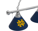 Notre Dame Billiard Lamp | ND 3 Shade Pool Table Light