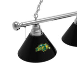 North Dakota State Billiard Light | NDSU Black 3 Shade Pool Table Light