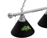 North Dakota State Billiard Light | NDSU Black 3 Shade Pool Table Light