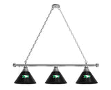 North Dakota Billiard Light | UND 3 Shade Pool Table Light