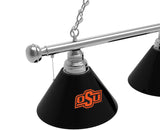 Oklahoma State Billiard Lamp | OSU Cowboys 3 Shade Pool Table Light