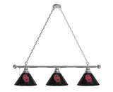 Oklahoma Billiard Lamp | OU Sooners 3 Shade Pool Table Light