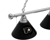 Philadelphia Flyers Billiard Light | Hockey 3 Shade Pool Table Light