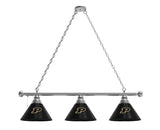 Purdue Billiard Lamp | Boilermakers 3 Shade Pool Table Light