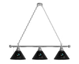 San Jose Sharks Billiard Lamp | Hockey 3 Shade Pool Table Light