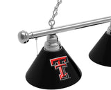 Texas Tech 3 Billiard Lamp | TTU Red Raiders 3 Shade Pool Table Light