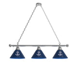 US Naval Academy Billiard Lamp | USNA 3 Shade Pool Table Light