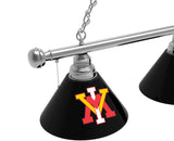Virginia Military Institute Billiard Lamp | VMI 3 Shade Pool Table Light