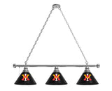 Virginia Military Institute Billiard Lamp | VMI 3 Shade Pool Table Light