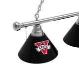 Valdosta State Billiard Lamp | VSU Blazers 3 Shade Pool Table Light