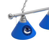 Vancouver Canucks Billiard Lamp | Hockey 3 Shade Pool Table Light