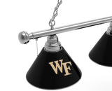 Wake Forest Billiard Lamp | WFU Demon Deacons 3 Shade Pool Table Light