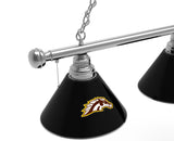 Western Michigan Billiard Lamp | WMU Broncos 3 Shade Pool Table Light