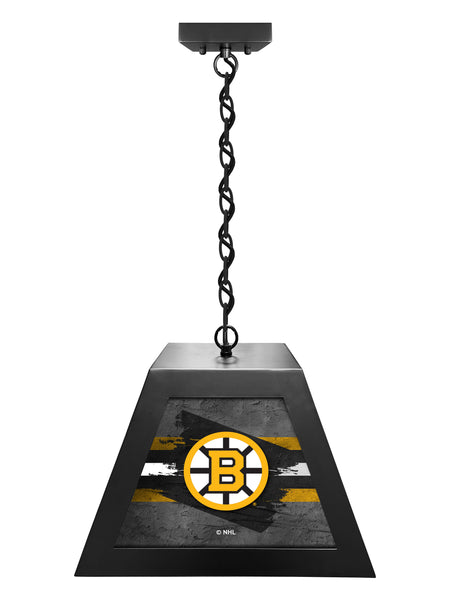 Boston Bruins Pendant Box Light, Bar Light and Billiard Light