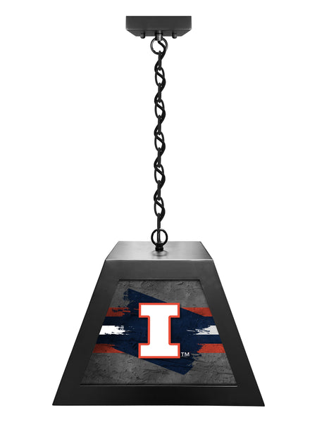University of Illinois Pendant Box Light
