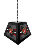 United States Marine Corps Pendant Box Light, Bar Light and Billiard Light