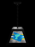St Louis Blues Pendant Box Light, Bar Light and Billiard Light