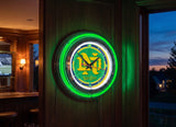 15" Notre Dame Vintage Double Neon Clock